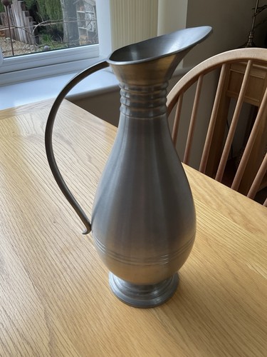 Selangor pewter jug 25cm tall - selangor,