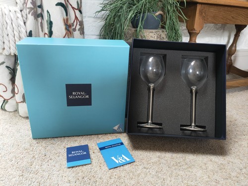 Royal selangor wine glasses - selangor, 2x