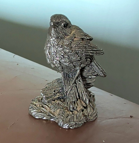 Royal selangor pewter robin - pewter,