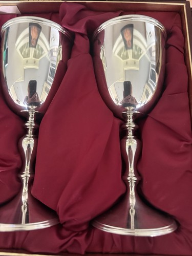 Selangor pewter goblets - pewter,